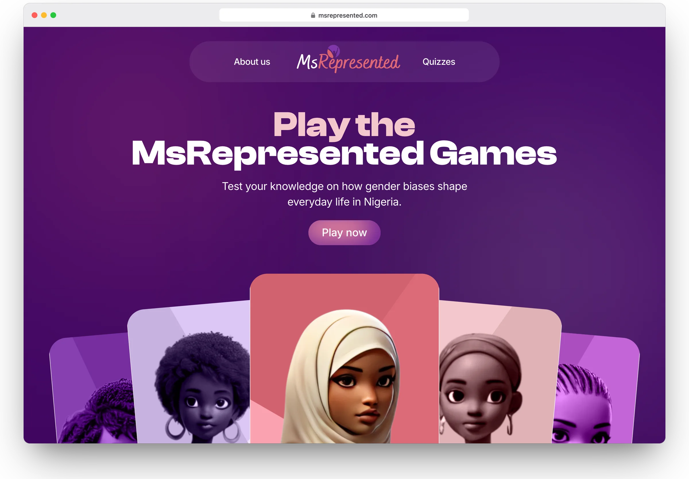 The Msrepresented Games website, old games 2024 section 1 in a desktop browser
