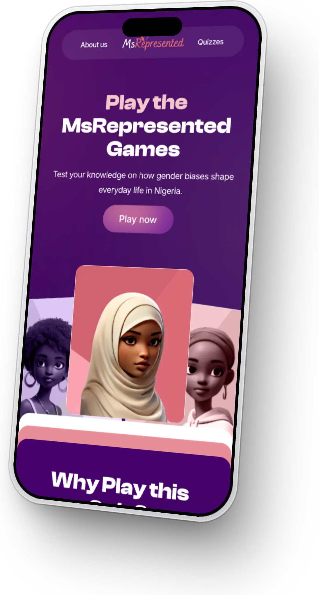 The Msrepresented Games website, old games 2024 section 1 on iPhone